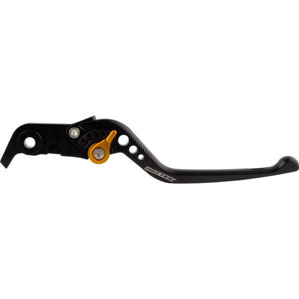 biketek Biketek adjustable cnc brake lever long  - black / gold adjuster - #b76